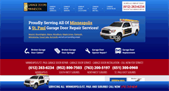 Desktop Screenshot of garagedoorsminnesota.com