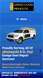 Mobile Screenshot of garagedoorsminnesota.com